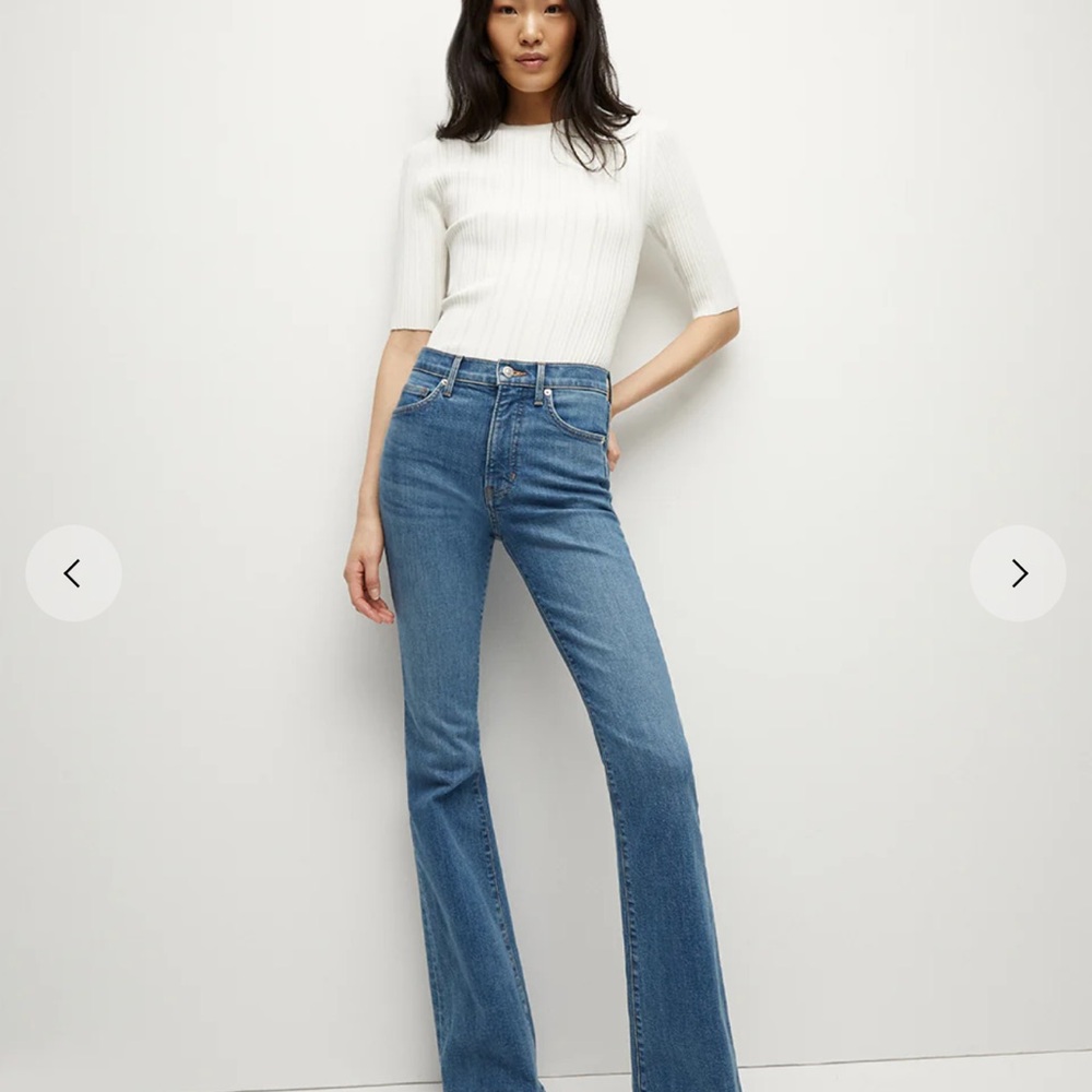 Veronica Beard Beverly Skinny Flare Leg Jeans - Size 30